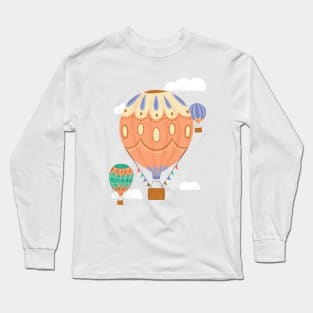 Dreamy Hot Air Balloons Long Sleeve T-Shirt